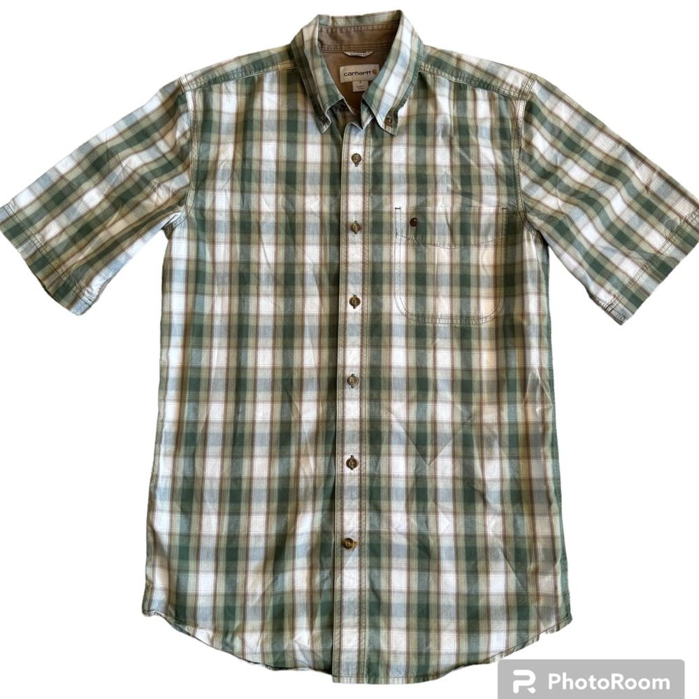 Carhartt Plaid button up shirt